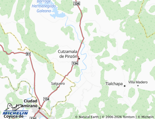 MICHELIN Las Flores map - ViaMichelin