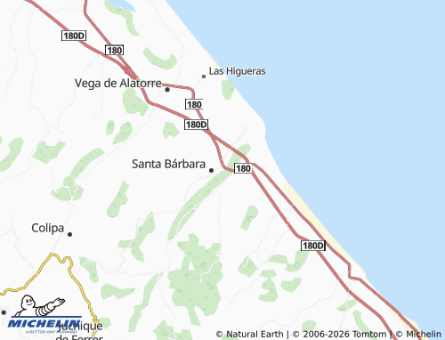 Mappa MICHELIN Del Rastro - ViaMichelin