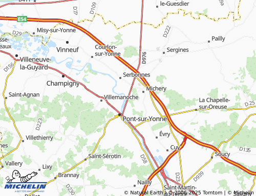 Carte MICHELIN Sixte - ViaMichelin