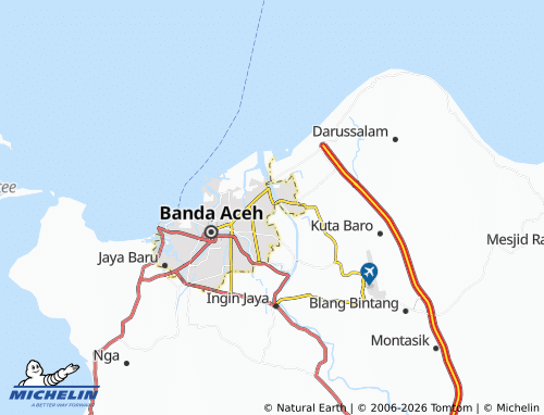 MICHELIN Syiah Kuala map - ViaMichelin