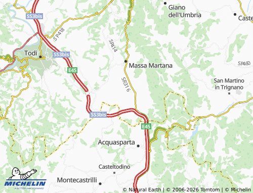 Kaart MICHELIN Montignano - ViaMichelin