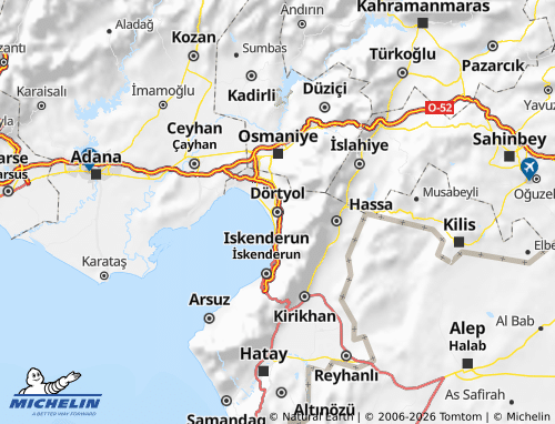 Mappa MICHELIN Dörtyol - ViaMichelin