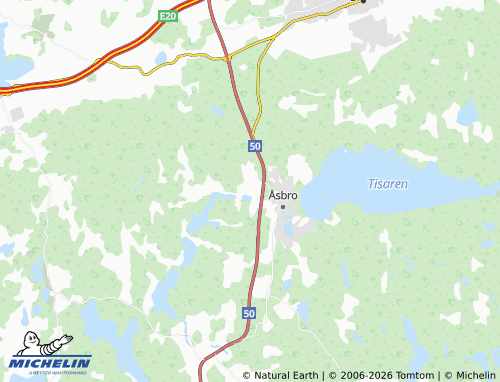 Mapa MICHELIN Åsbrohemmet - ViaMichelin