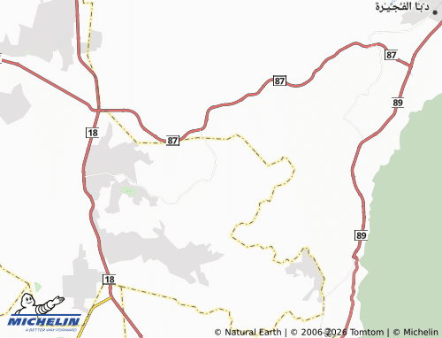 MICHELIN Wadi Kub map - ViaMichelin