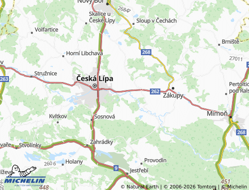 MICHELIN Žizníkov map - ViaMichelin