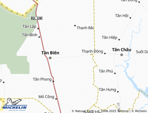 MICHELIN Thạnh Bình map - ViaMichelin