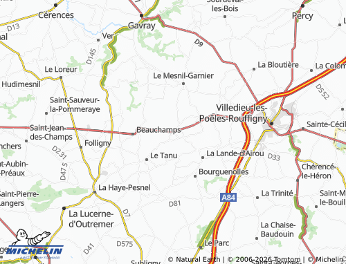 Mapa MICHELIN Champrepus - ViaMichelin