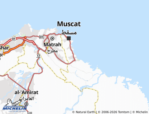 Kaart MICHELIN al-Bustan - ViaMichelin