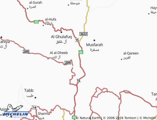 MICHELIN-Landkarte Fattah - ViaMichelin