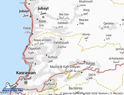 MICHELIN-Landkarte Nahr al-Dahab - ViaMichelin