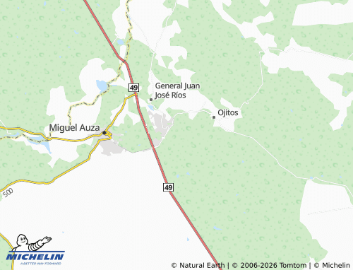 MICHELIN Nueva Aurora map - ViaMichelin