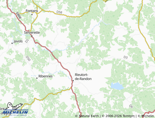 MICHELIN Estables map - ViaMichelin
