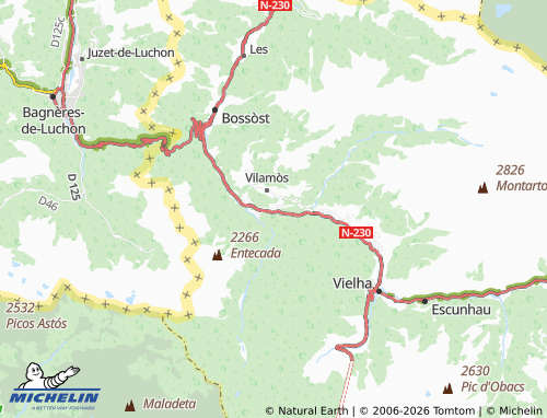MICHELIN Benós map - ViaMichelin