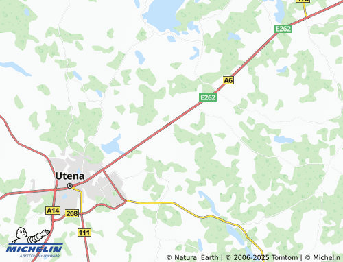 Mappa MICHELIN Vaikutėnai - ViaMichelin