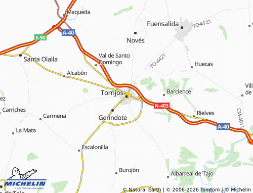 MICHELIN Torrijos map - ViaMichelin