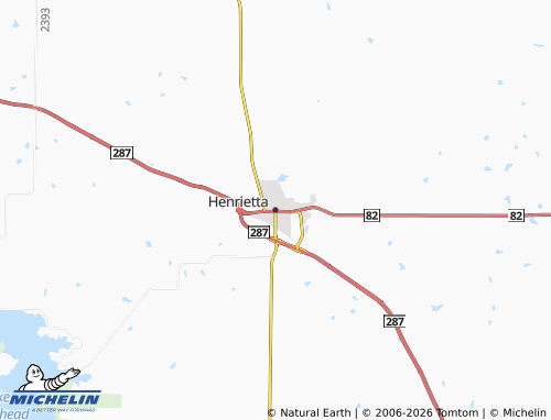 Mapa MICHELIN Henrietta - ViaMichelin