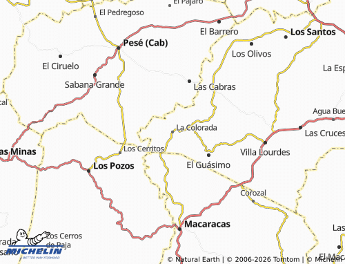 Mappa MICHELIN La Colorada - ViaMichelin