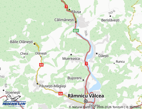 Mappa MICHELIN Muereasca - ViaMichelin