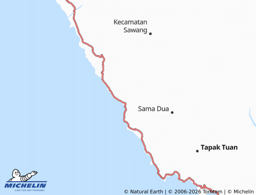 MICHELIN Lhok Pawoh map - ViaMichelin