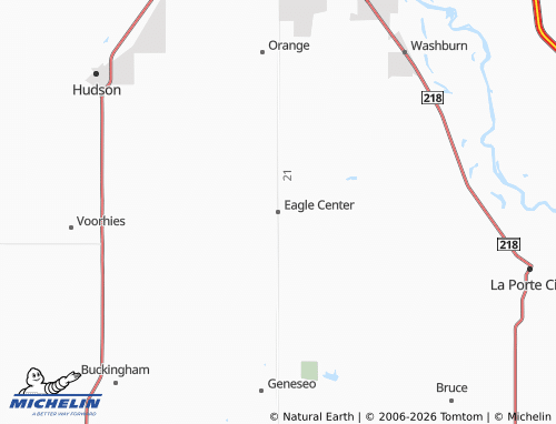 Mappa MICHELIN Eagle Center - ViaMichelin