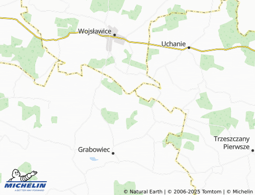 MICHELIN-Landkarte Hołużne - ViaMichelin