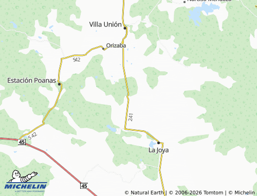 Mappa MICHELIN Noria de Pilares - ViaMichelin