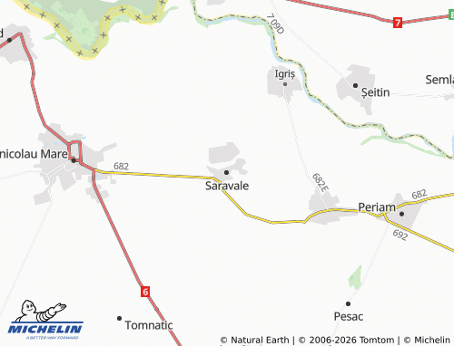 Carte MICHELIN Saravale - ViaMichelin