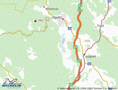 Mapa MICHELIN Bertovici (Desmerice) - ViaMichelin