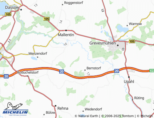 MICHELIN-Landkarte Bonnhagen - ViaMichelin