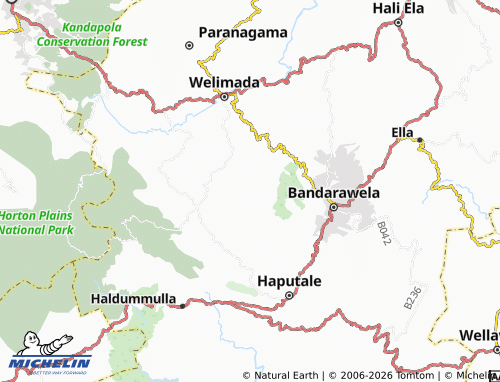 Mappa MICHELIN Hingurugamuwa1 - ViaMichelin
