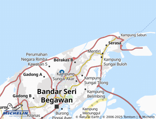 Carte MICHELIN Perumahan Negara Lambak Kanan Kawasan 2 - ViaMichelin