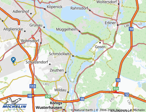 MICHELIN Schmöckwitz map - ViaMichelin