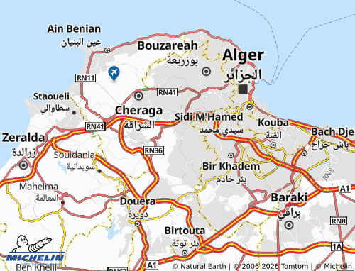 Kaart MICHELIN al-'Ashour - ViaMichelin