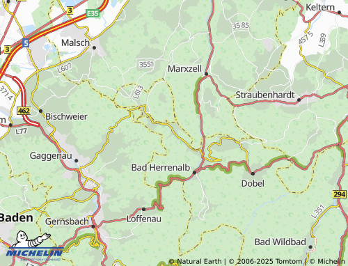 MICHELIN Bernbach map - ViaMichelin