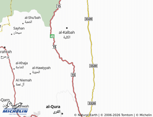 MICHELIN-Landkarte al-Sawsan - ViaMichelin