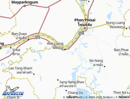 MICHELIN Wat Luang map - ViaMichelin