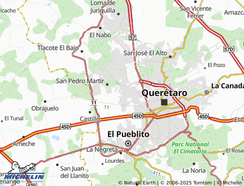 MICHELIN Rancho Bellavista map - ViaMichelin