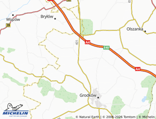 MICHELIN Kolnica map - ViaMichelin