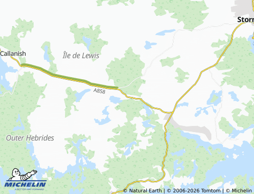 Mappa MICHELIN Achmore - ViaMichelin