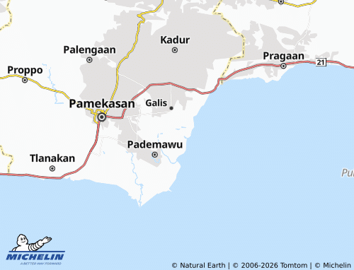 MICHELIN Pandan map - ViaMichelin