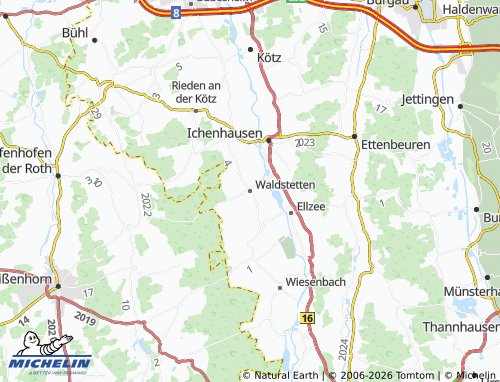 Mappa MICHELIN Waldstetten - ViaMichelin