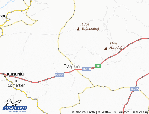 Mapa MICHELIN Belören Yenice - ViaMichelin