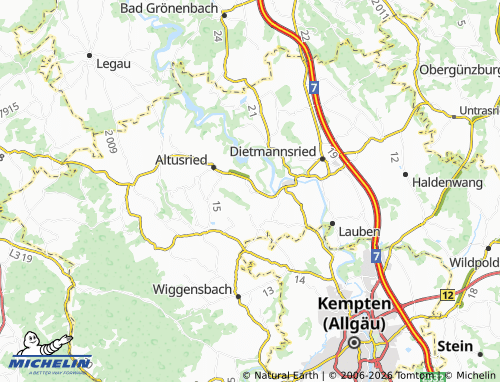 MICHELIN Diepolz map - ViaMichelin