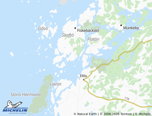 MICHELIN-Landkarte Rågårdsvik - ViaMichelin