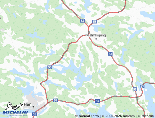 MICHELIN-Landkarte Fornbo - ViaMichelin