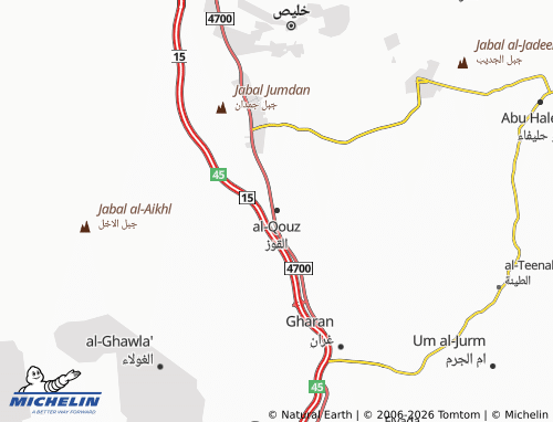 Carte MICHELIN al-Qouz - ViaMichelin