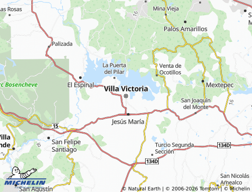 MICHELIN-Landkarte Villa Victoria - ViaMichelin