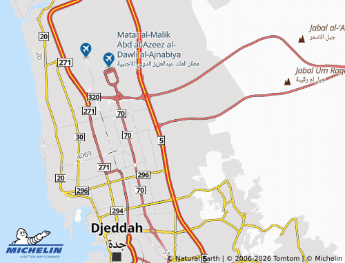 Carte MICHELIN al-Manar - ViaMichelin