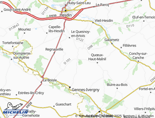 Carte MICHELIN Fontaine-l'Étalon - ViaMichelin