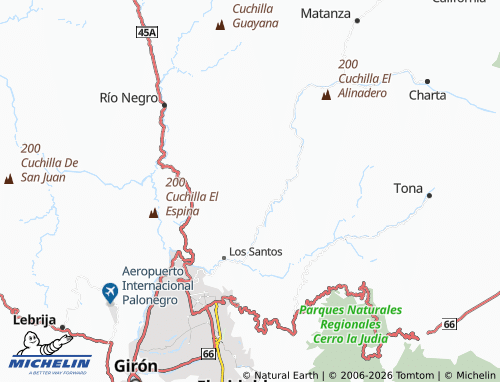 MICHELIN Magueyes map - ViaMichelin